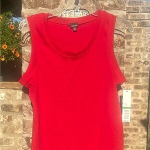 Red Sleeveless Top